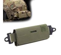 WQZXM Tactical Helmet Counterbalance Weight Bag NVG Counterweight Pouch With Five Counter Blocks For OPS Fast Airsoft Paintball Helmet(Green)
