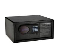 WQZzjm Home Digital Safe Box Steel Small Digital Electronic Safe Box with LED Light Emergency Override Key for Home Office Cash Jewelry Key for (Color : Black, Size : One size) (Black One Size)