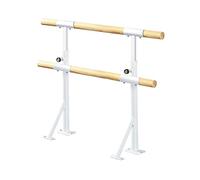 WQZzjm Landing Fixed Ballet Barre Stick, Solid Wood Ballet Bars, Height Adjustable Dancing Pole for Home and Dance Room Exercise,