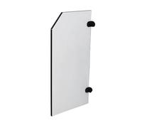 WQZzjm Room Divider Privacy Screen Urinal Baffle, Privacy Screen Panel, Wall-Mounted Urinal Partition for Men's, Toilet Protection Divider for Shopping Malls Public Places(3PCS) (White40x90cm 2PCS)