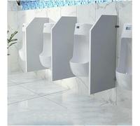 WQZzjm Urinal Divider Partition Toilet Partition Wall-Mounted Urinal Partition Divider, Urinal Privacy Screen Toilet Partition,Yellow-2-piece Set,White-1 (White 3)