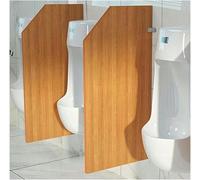 WQZzjm Urinal Divider Partition Toilet Partition Wall-Mounted Urinal Partition Divider, Urinal Privacy Screen Toilet Partition,Yellow-2-piece Set,White-1 (Yellow 2)