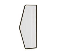 WQZzjm Urinal Partition Urinal Screen Toilet Partition Wall-mounted Men's Urinal Privacy Screen, Urinal Partition Toilet Protection Screen Divider Partition for Schools/Shopping Malls (Color : Black,