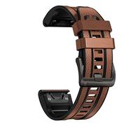 WQZZR 22 26mm Sport Silicone Leather Watchbands Camouflage Strap For Fenix 7 7X 5 5X Plus 6 6X Pro 3HR MK2 Bracelets Smartwatch