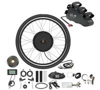WR-TEAM 48V 27.5'' 30A Controller Rear wheel eBikes Conversion Kit Hub Motor and 48V 20Ah Triangle Battery, Electric Bicycle Motor,E-bike Cycling Hub with Controller, Bike Bicycle Conversion Tool Kit
