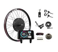 WR-TEAM 48V 29'' 45A Controller 2OOO Rear wheel Electric Bikes Conversion Kit Hub Motor, Electric Bicycle Motor,E-bike Cycling Hub with Controller, UKC1 Screen,Bike Bicycle Conversion Tool Kit