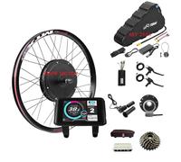 WR-TEAM Ebike Battery 48v 25AH, Triangle Model,and 48V 27.5Inch 45A controller Motor Kit,3A Charger,Lithium Electric Bike Battery,UKC1 Screen,MTX Rim