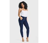 WR.UP Cargo Denim High Waisted 7/8 Length Jeans Freddy Dark Blue L