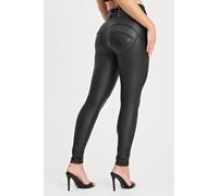 WR.UP Corset Faux Leather High Waisted Full Length Trousers Freddy Black L