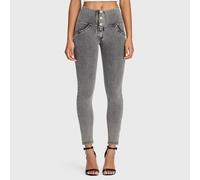 WR.UP Denim - 3 Button High Waisted - 7/8 Length Jeans Freddy Grey L