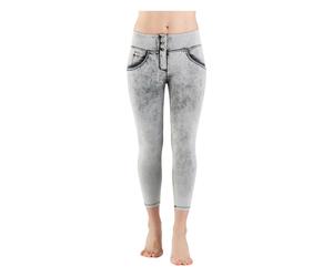 Wr.up® Push-up Jeans - female - Freddy - Skinny Fit Jeans - Gray - S - Jeans S