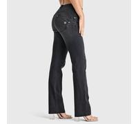 WR.UP SNUG Jeans 2 Button High Waisted Bootcut Jeans Freddy Black S