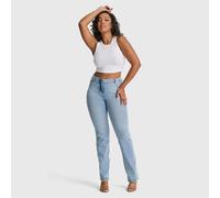 WR.UP SNUG Jeans 2 Button High Waisted Bootcut Jeans Freddy Light Blue XS