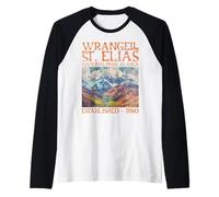 Wrangell St. Elias National Park | Alaska | Outdoor Camping Raglan Baseball Tee