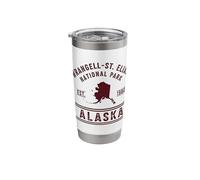Wrangell St Elias National Park Est 1980 Alaska Stainless Steel Insulated Tumbler