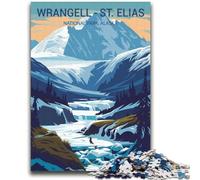 Wrangell St Elias Puzzles 1000 Pieces for Teenagers, Staycation Kill Time Birthday Present, Gifts, Wall Art for 14+ 2000pcs (70x100cm)