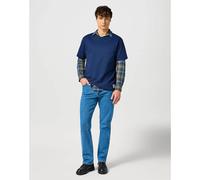 Wrangler - Mens T Shirt - Relaxed Fit - Ss Solid Tee - Aloe