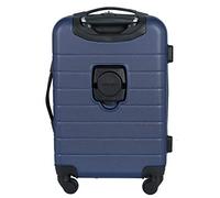 Wrangler 20" Smart Spinner Carry-On Luggage With Usb Charging Port, 20 Inch Carry-On, Navy Blue