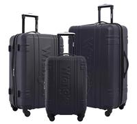 Wrangler 3 Piece Astral Travel Luggage Set, Dark Sapphire