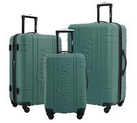 Wrangler 3 Piece Astral Travel Luggage Set, Sage Brush