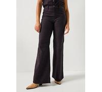 Wrangler Women's 70S Flare Fit Flare Leg Jeans, Mahogany, 30W x 32L