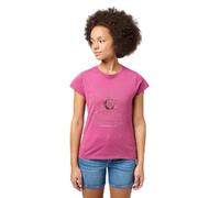 Wrangler Women's Shrunken Band tee T-Shirt, Violet Quartz, Large