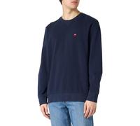 Wrangler Men's Sign Off Crew Sweatshirt, Navy, L