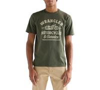 Wrangler American tee T-Shirt, Deep Depths, L Men