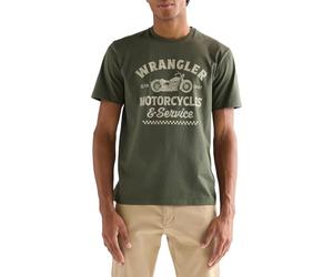 Wrangler American tee T-Shirt, Deep Depths, L Men