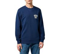 Wrangler Men's Americana Crew Sweatshirt, Navy, M