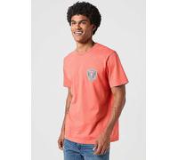 Wrangler Americana Round Neck T-Shirt Orange