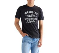 Wrangler Americana Tee T-Shirt, Black, XXL Men