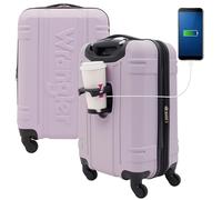 Wrangler Astral Hardside Luggage, Lilac, 20-Inch Carry-On, Lilac, 20-Inch Carry-On, 20" Astral Hardside Carry-on Luggage