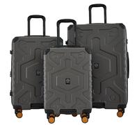 Wrangler ATG Outland Expandable Hardside Luggage, Gull Gray, 3 Piece Set