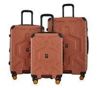 Wrangler ATG Outland Expandable Hardside Luggage, Raw Sienna, 3 Piece Set