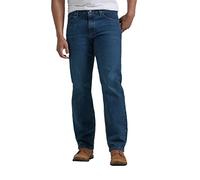 Wrangler Authentics Men's Authentics Big & Tall Classic Relaxed Fit Jean, Military Blue Flex, 38W / 36L