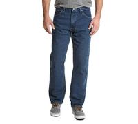 Wrangler Authentics Men's Big & Tall Classic 5-Pocket Relaxed Fit Cotton Jean Dark Stonewash 38W x 36L