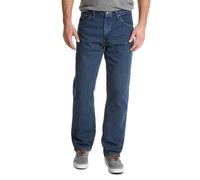Wrangler Authentics Men's Big & Tall Classic 5-Pocket Relaxed Fit Cotton Jean Dark Stonewash 46W x 30L