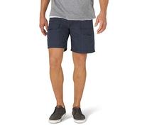 Wrangler Authentics Men's Canvas Utility Hiker Short Cargo, Newport Navy, 38