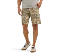 Wrangler Authentics Men's Cargo Short, Jungle Neutral Gray Camo, XX-Large