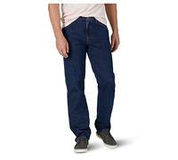 Wrangler Authentics Men's Classic 5-Pocket Regular Fit Cotton Jean, Dark Rinse, 30W x 36L