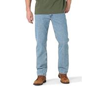 Wrangler Authentics Men's Classic 5-Pocket Regular Fit Cotton Jean, Light Stonewash, 44W x 28L