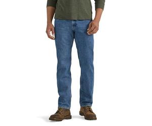 Wrangler Authentics Men's Classic 5-Pocket Regular Fit Cotton Jean, Stonewash Mid, 50W x 30L