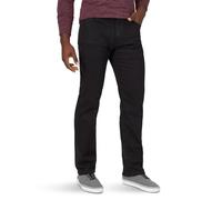 Wrangler Authentics Men's Classic 5-Pocket Regular Fit Jean, Black Flex, 34W x 29L