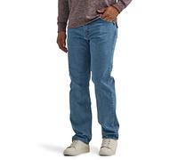 Wrangler Authentics Men's Classic 5-Pocket Regular Fit Jean, Light Stonewash Flex, 32W x 32L