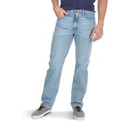 Wrangler Authentics Men's Classic 5-Pocket Regular Fit Jean, Stonewash Light Flex, 46W x 34L