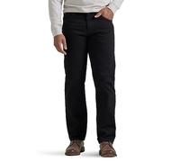 Wrangler Authentics Men's Classic 5-Pocket Relaxed Fit Cotton Jean, Black, 32W x 34L