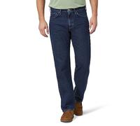 Wrangler Authentics Men's Classic 5-Pocket Relaxed Fit Cotton Jean, Dark Rinse, 30W x 34L