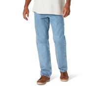 Wrangler Authentics Men's Classic 5-Pocket Relaxed Fit Cotton Jean Stone Bleach 36W x 29L