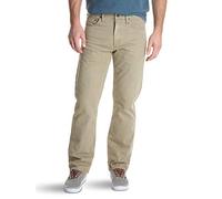 Wrangler Authentics Men's Classic 5-Pocket Relaxed Fit Jean, Khaki Flex, 30W / 30L
